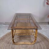 Rattan coffee table