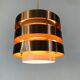 Hanging lamp in copper and metal 1960s
