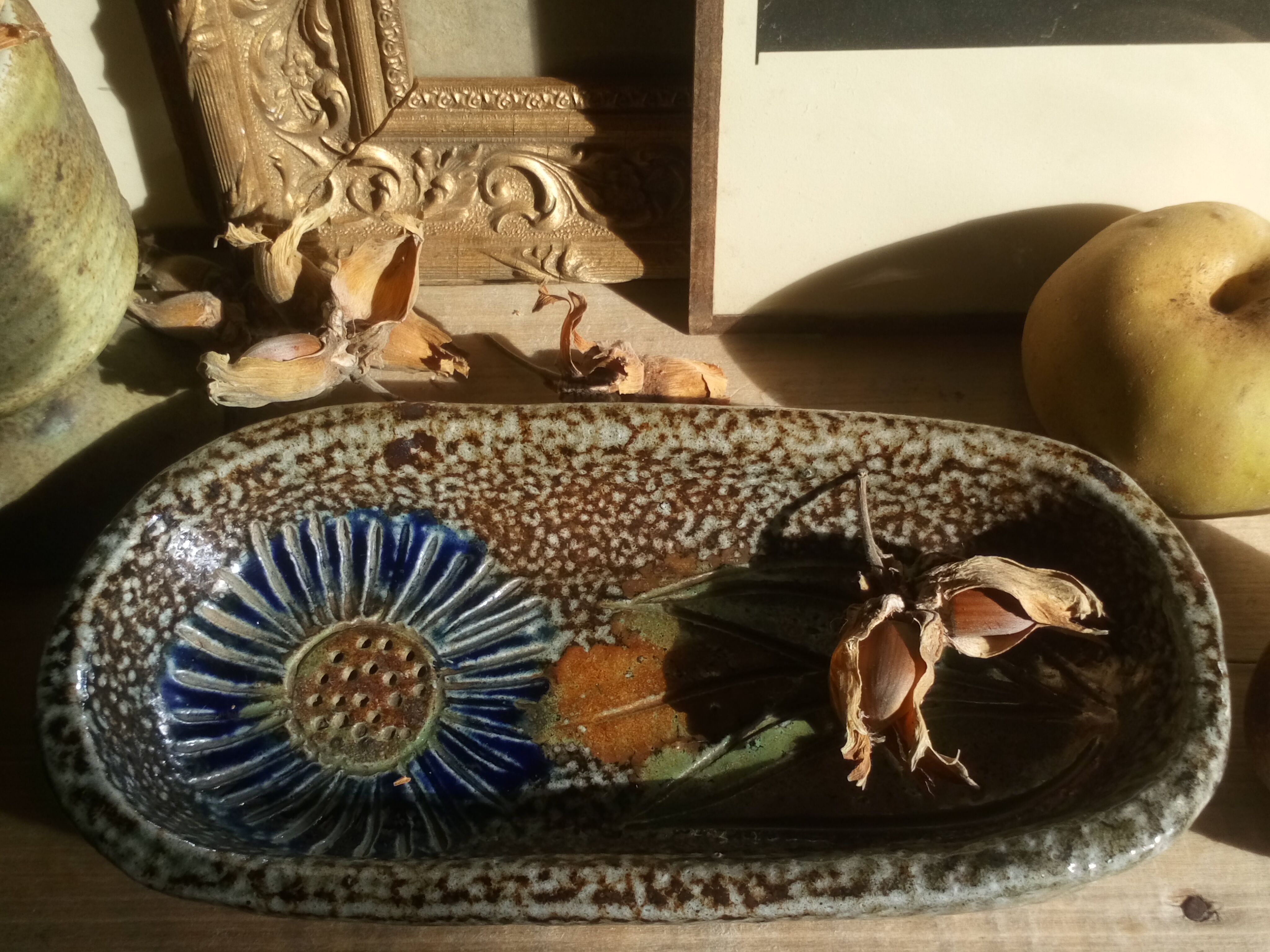 Marguerite-like sandstone pocket