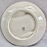 Set of 6 old Onnaing barbotine asparagus plates