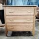 Petite commode chêne pieds compas