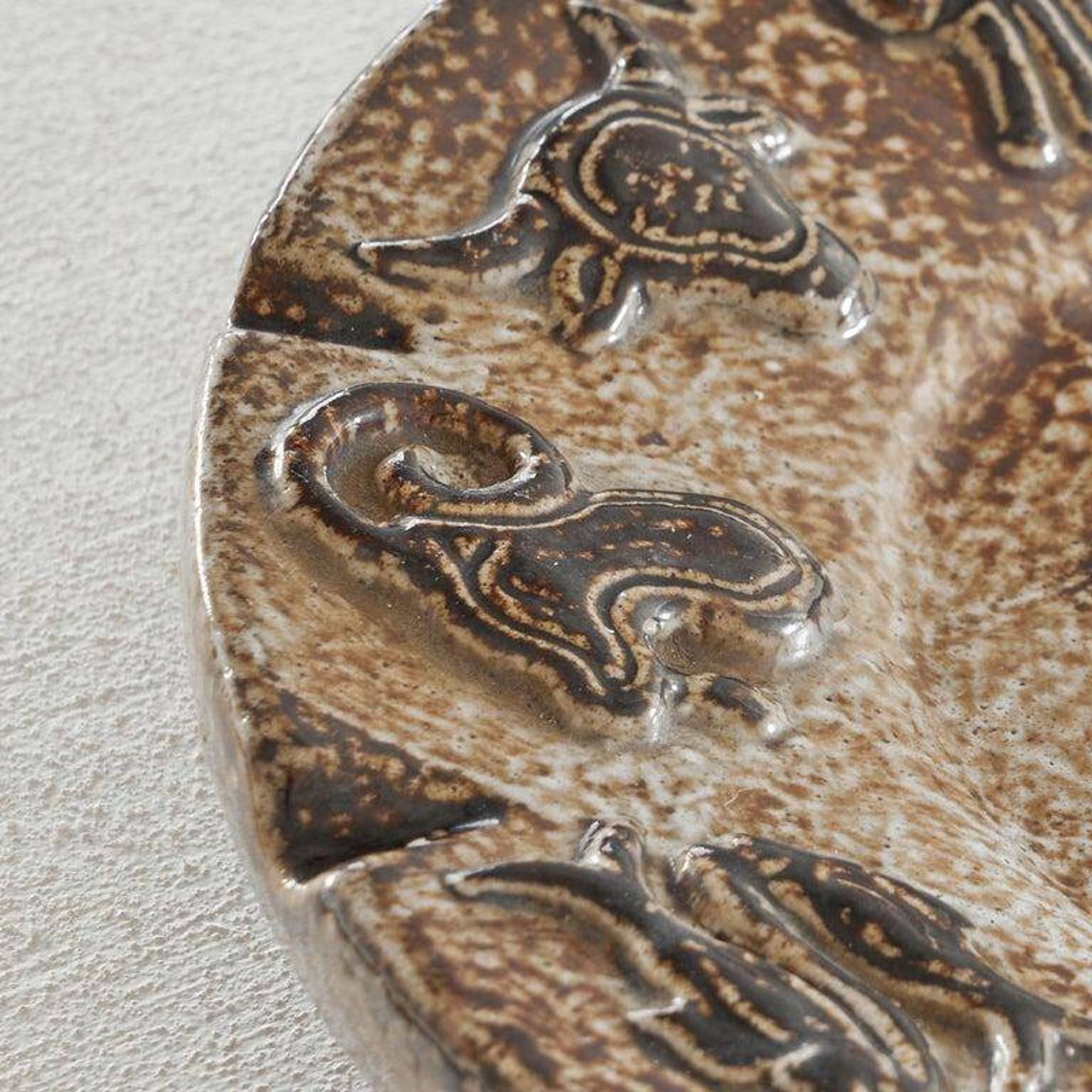 Armogrès 'Zodiac' bowl in pottery from the 1960s.