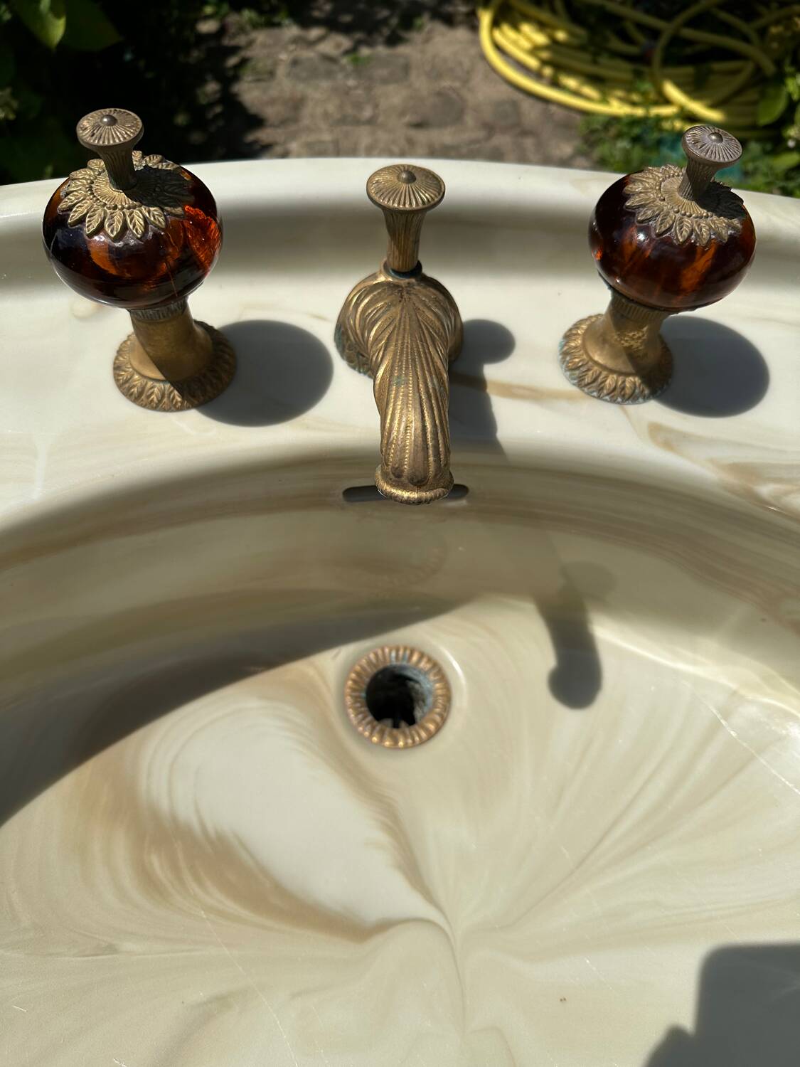 Vintage marble washbasin - Ideal Standard