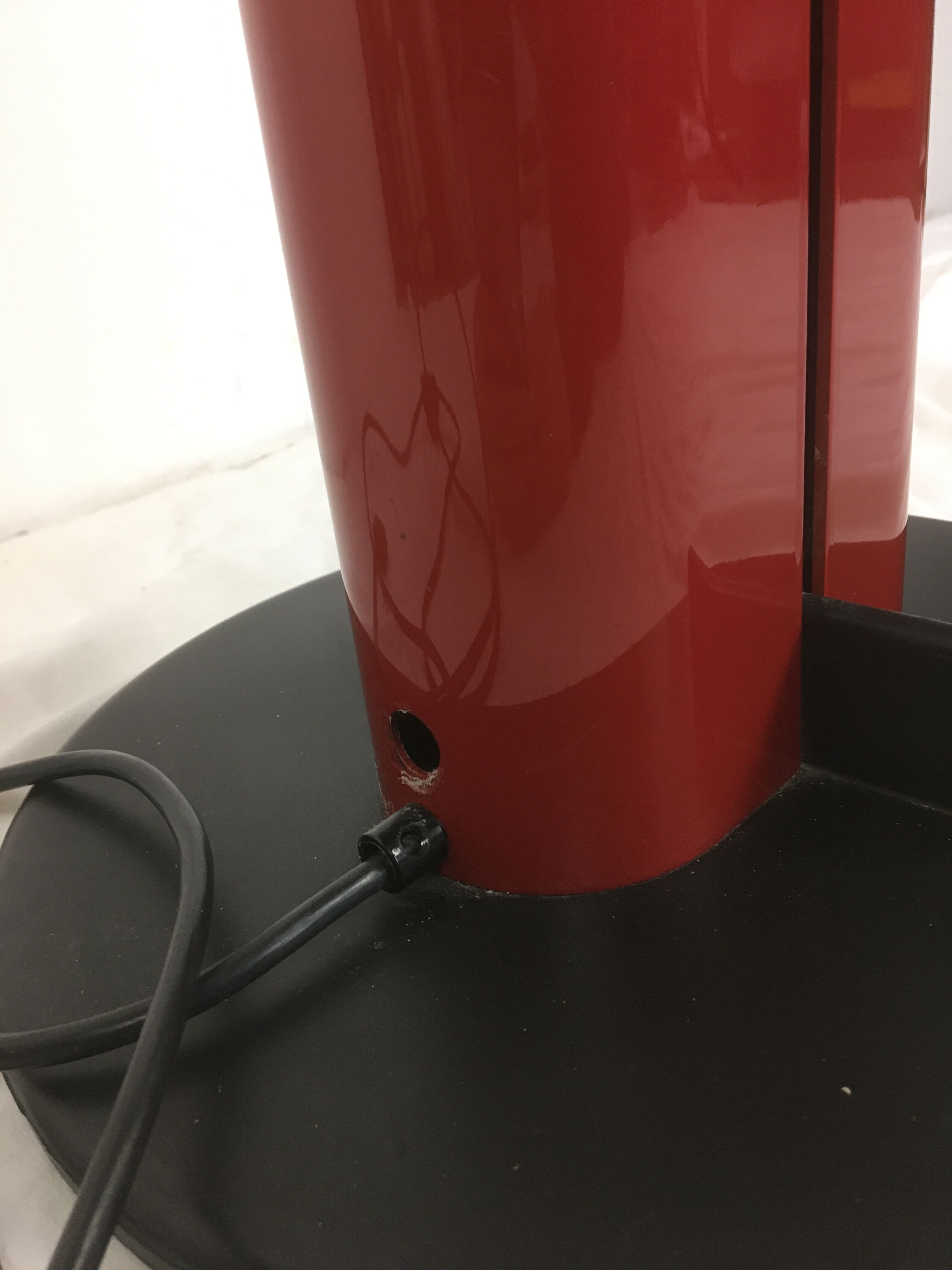 Halogen parquet lamp artemide model megaron