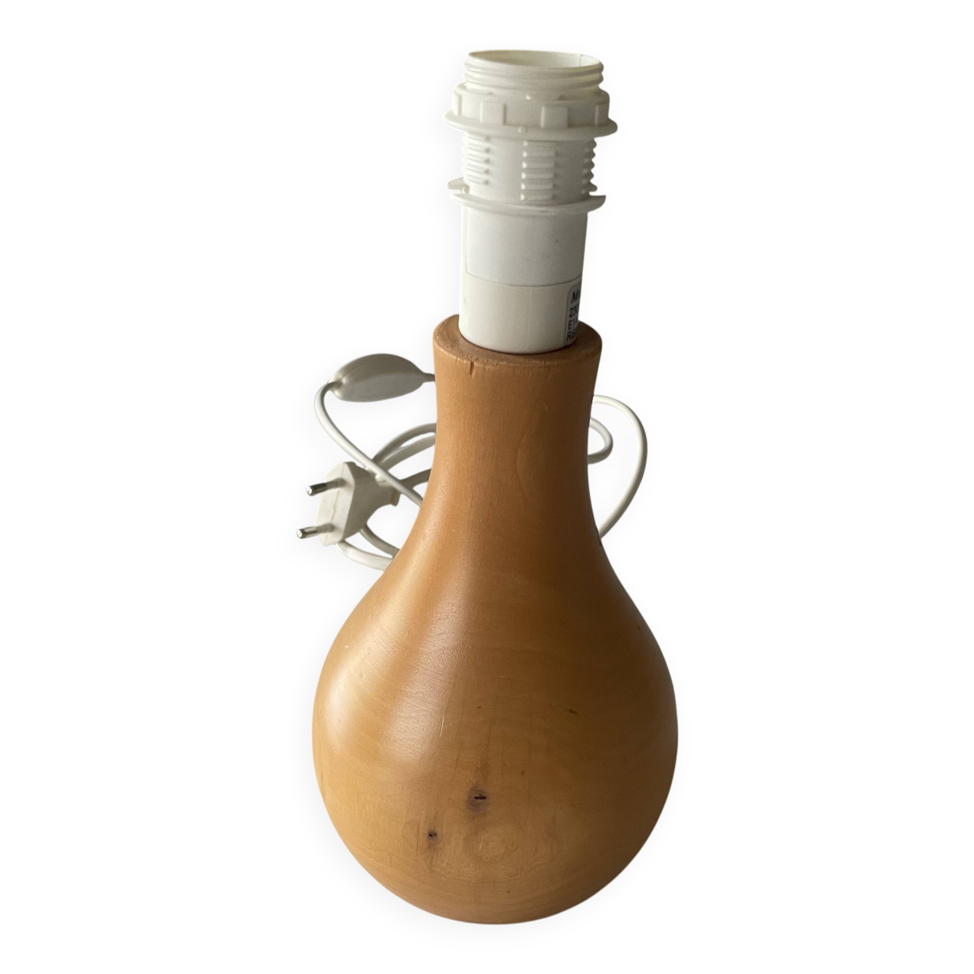 Wooden lamp from the 80s