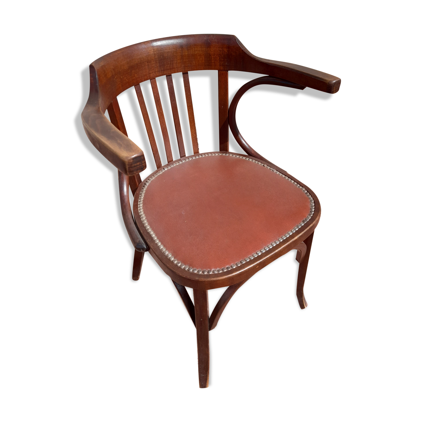 Fauteuil de bistrot signé Baumann 1930