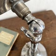 Art Deco industrial style chrome desk lamp – workshop lamp