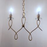 Chandelier attributed to Angelo Lelli for Arredoluce, 1940s