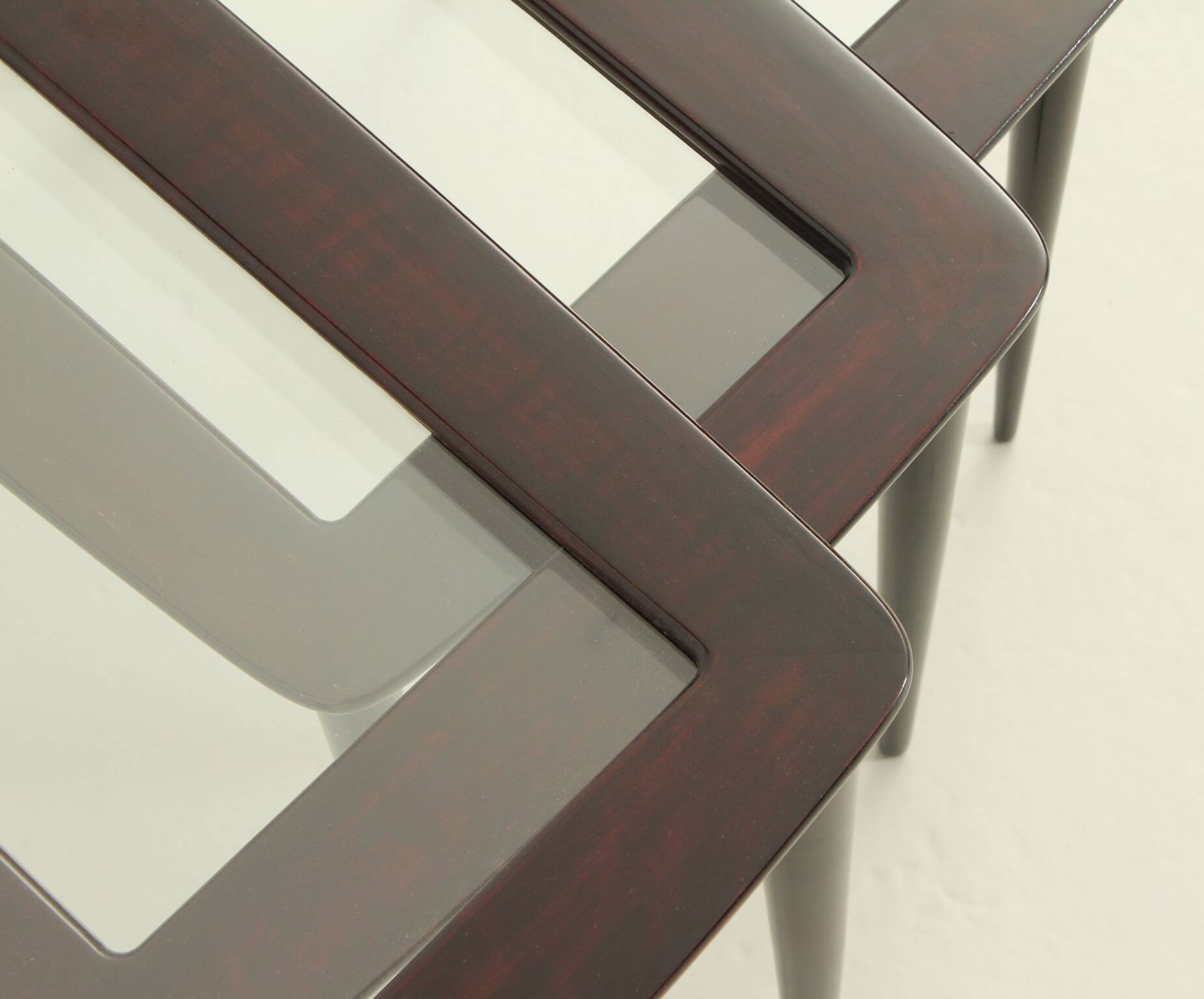 Set of nesting tables by Ico Parisi for De Baggis, Italy, 1955.