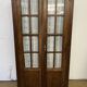 Old glazed Parisian wardrobe