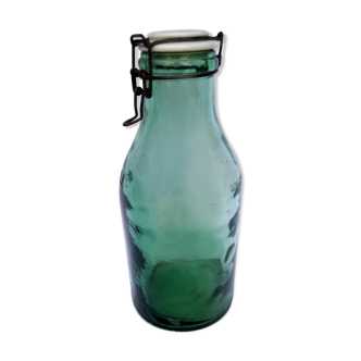 Old glass bottle porcelain cap, 2 liters