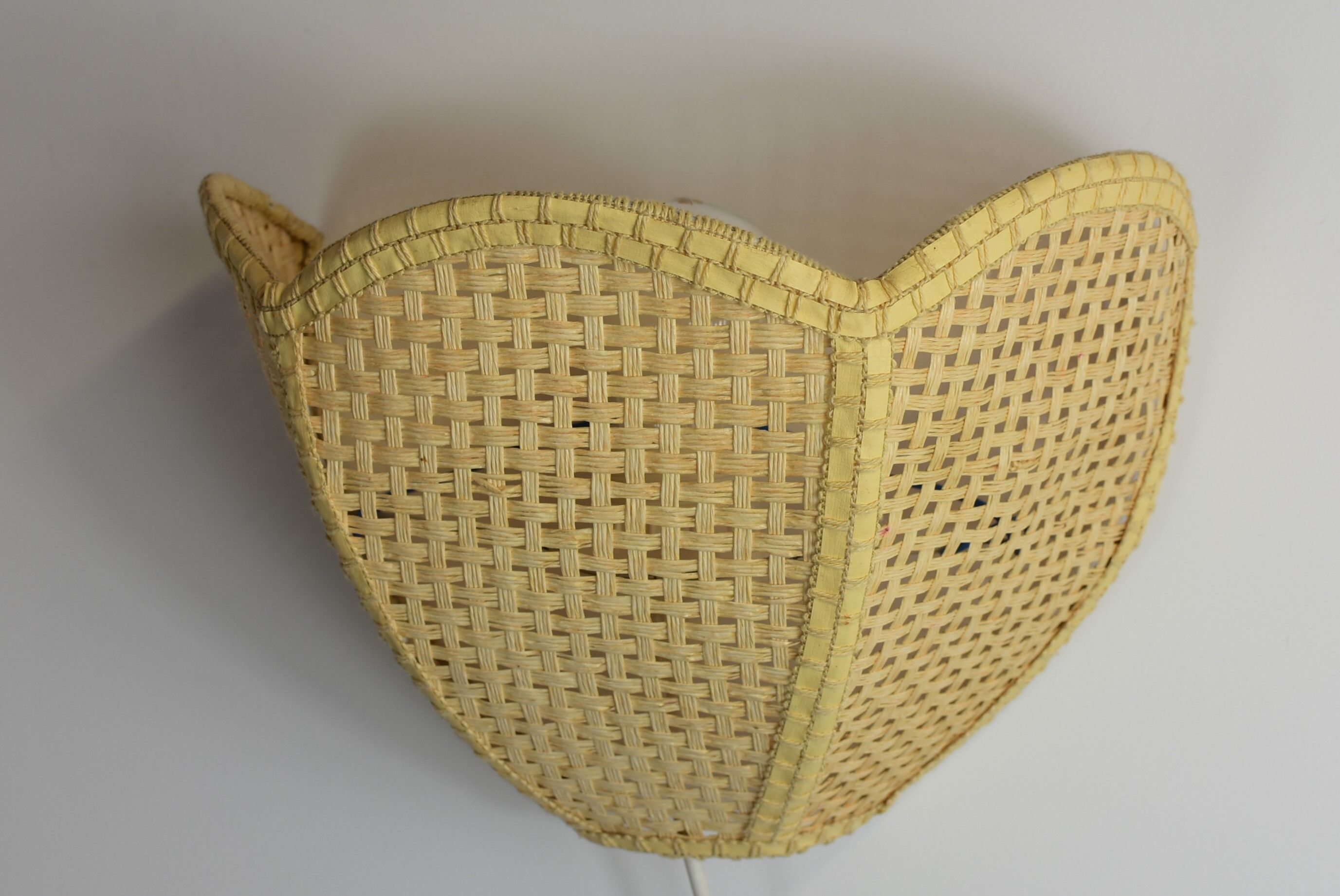 Vintage cane wall light
