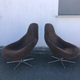 Pair of MoB Plastia back armchairs
