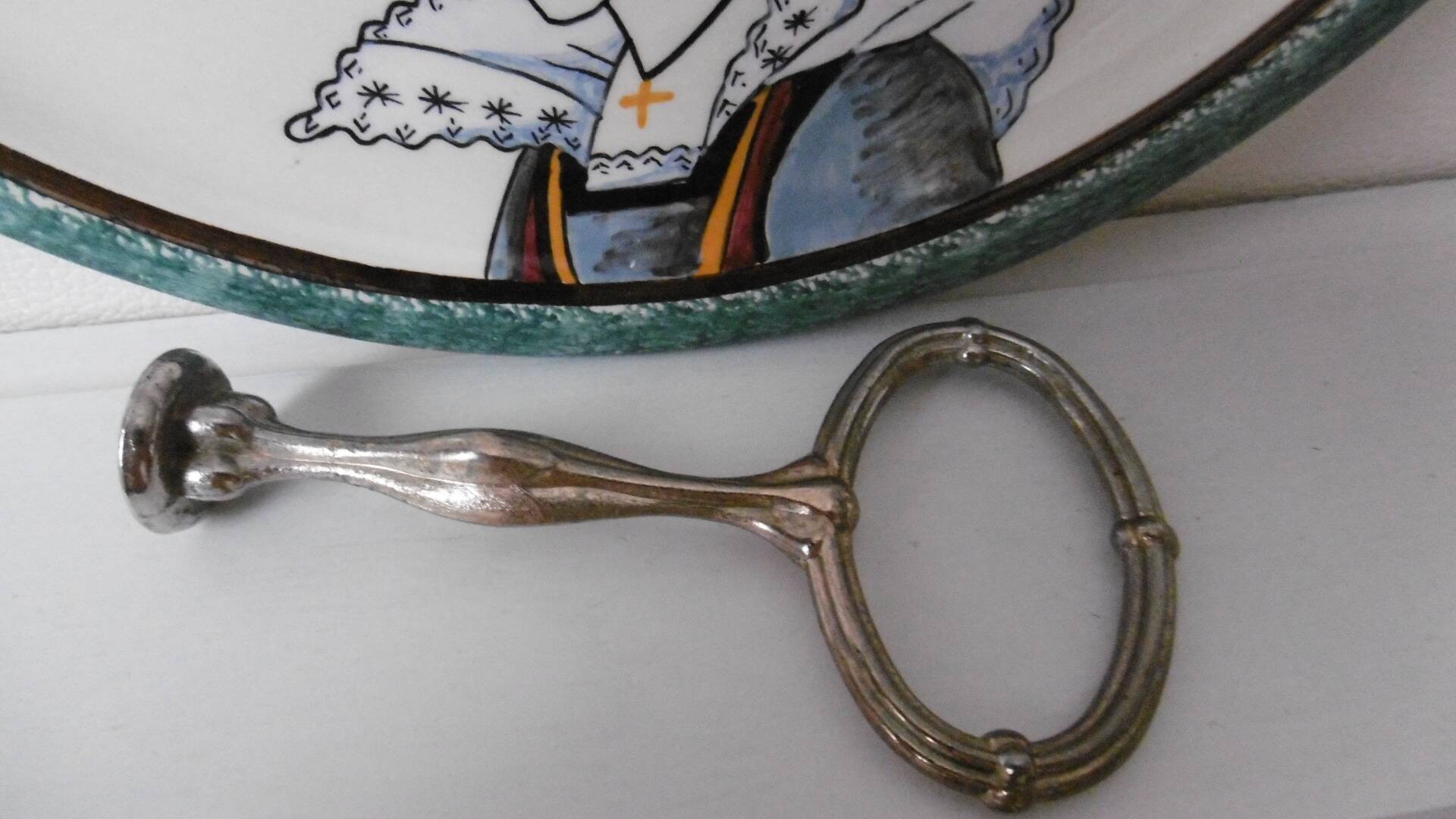 Quimper earthenware cheese board