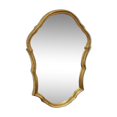 Large baroque mirror in gilded wood