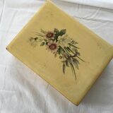 Mirror in pretty vintage box 15x21cm