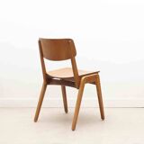 Scandinavian style oak bistro chair