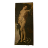 Oil on canvas nude woman XVIII signed