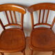 Pair of bistro chairs