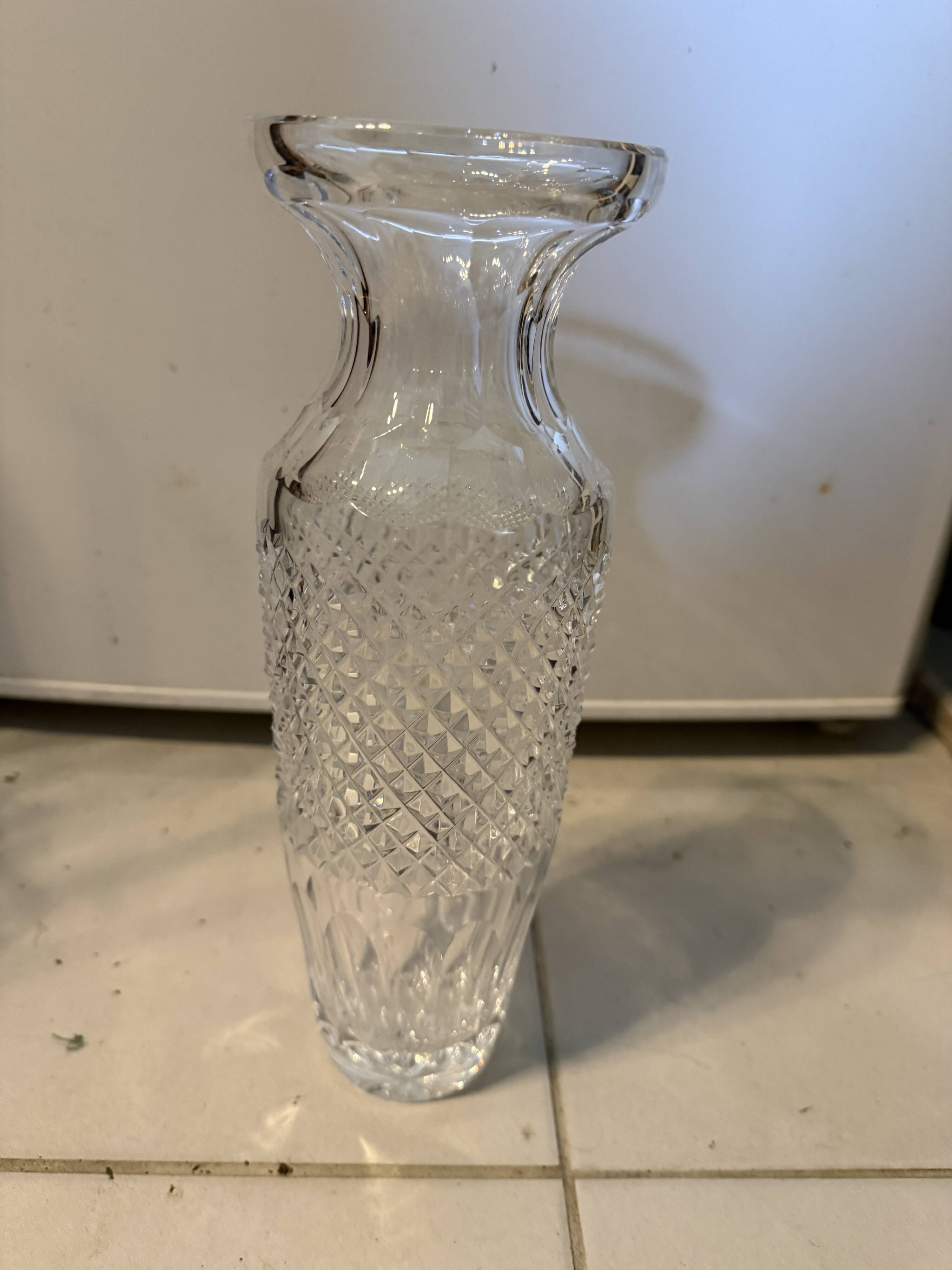 St Louis crystal vase