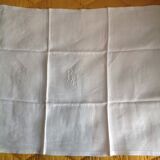 6 towels cotton damask monogrammed