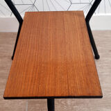 Vintage side table double tubular tops