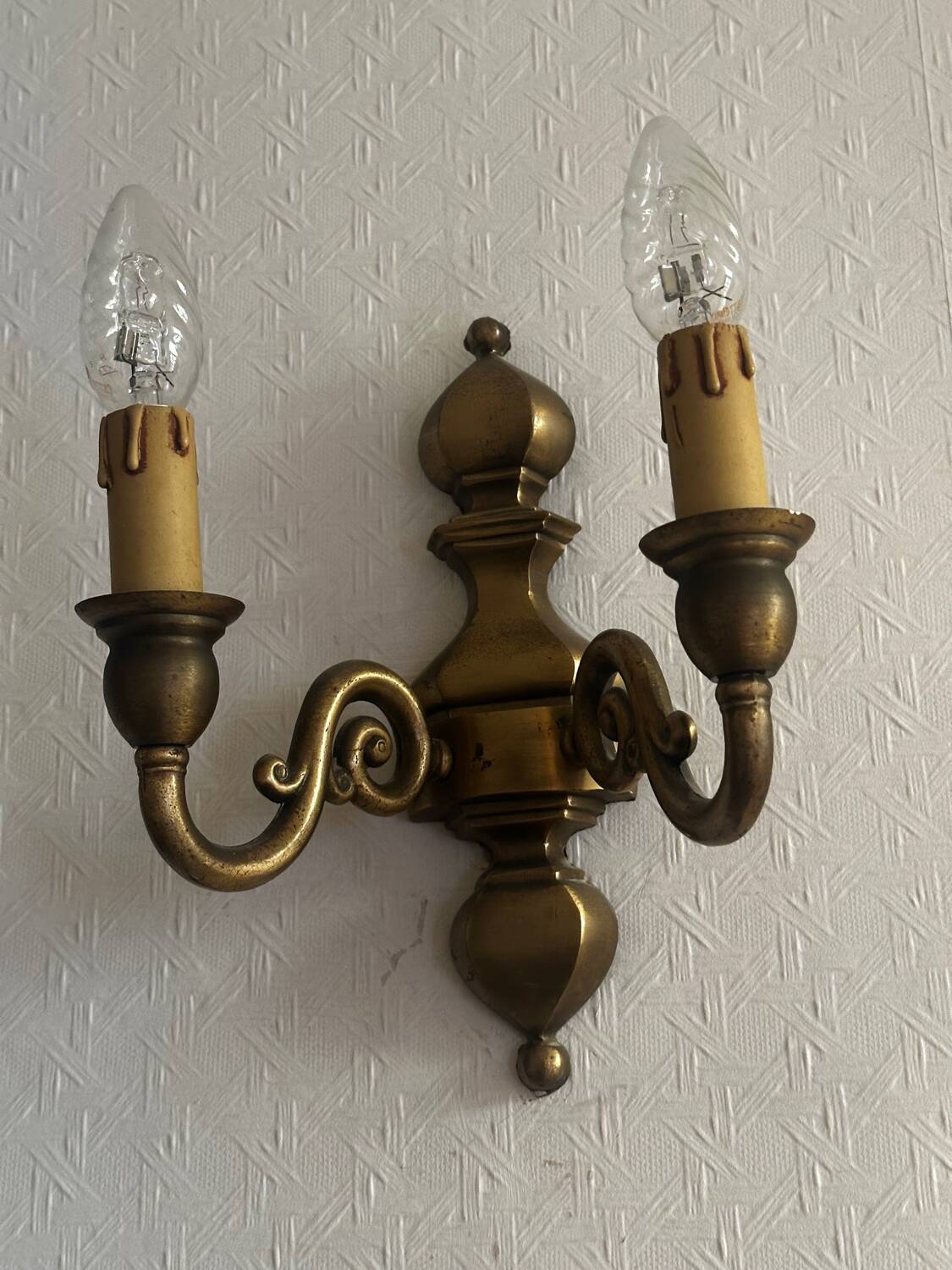 Vintage Brass Wall Sconce
