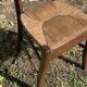 Vintage straw chair