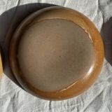 11 assiettes creuses artisanales vintage en grès mat