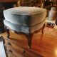 Foot rest stool Louis XV velvet
