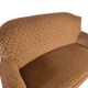 Vintage salmon pink sofa / two-seater