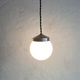 Lot 2 opaline hanging lamps