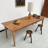 Pine and oak farmhouse table 220 cm