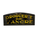 Ancient sign painted on Glass Drugs of the Anchor 1920