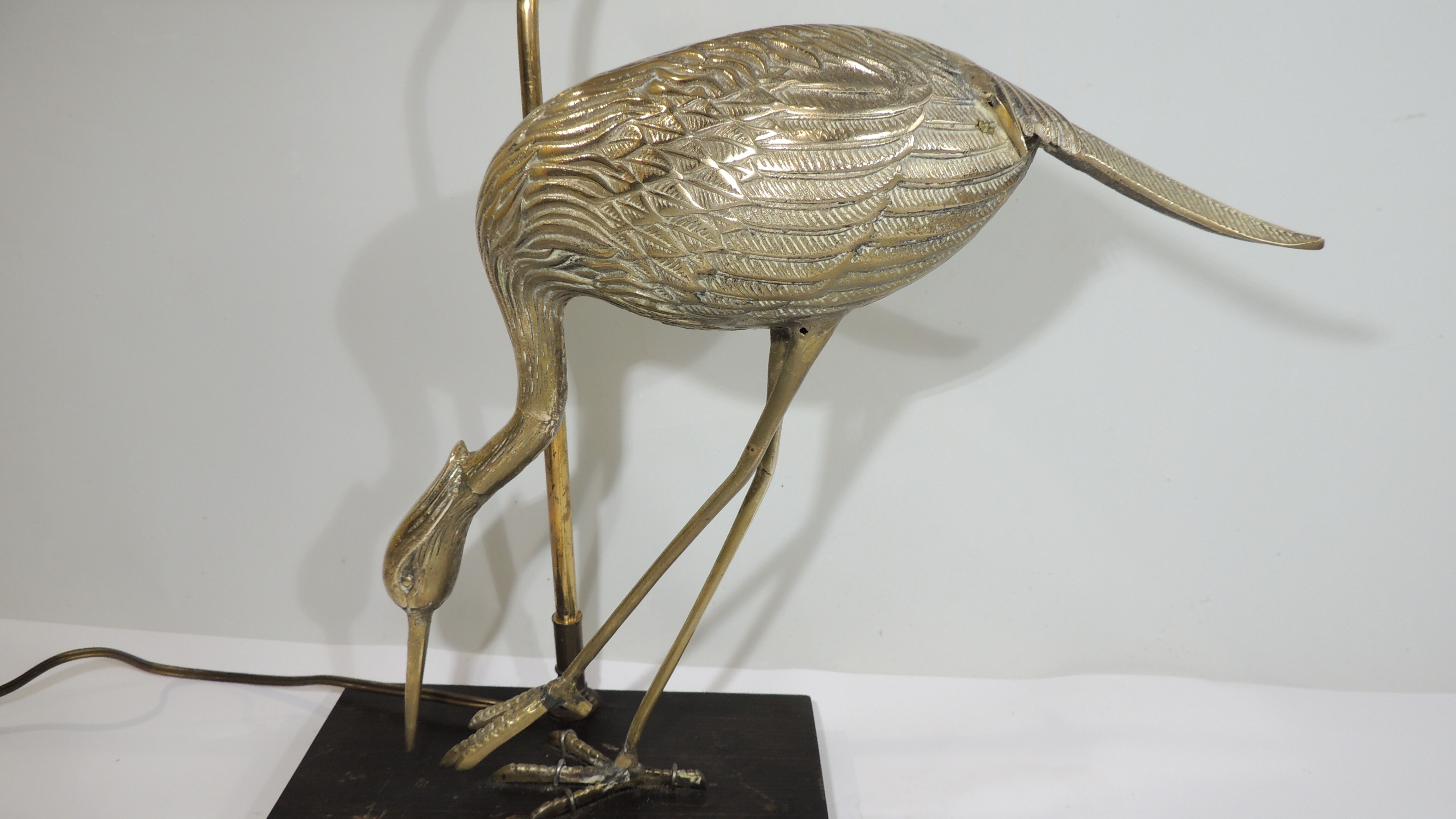 Ibis model table lamp /brass/vintage /1970