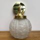 Applique murage coudée globe vintage art déco