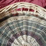 wicker basket, large cheese tray