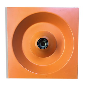 Orange wall lamp Klaus Hempel Kaiser Leuchten, 1970
