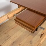 Mid-Century Round Teak Dining Table by Nils Jonsson for Hugo Troeds, Sweden