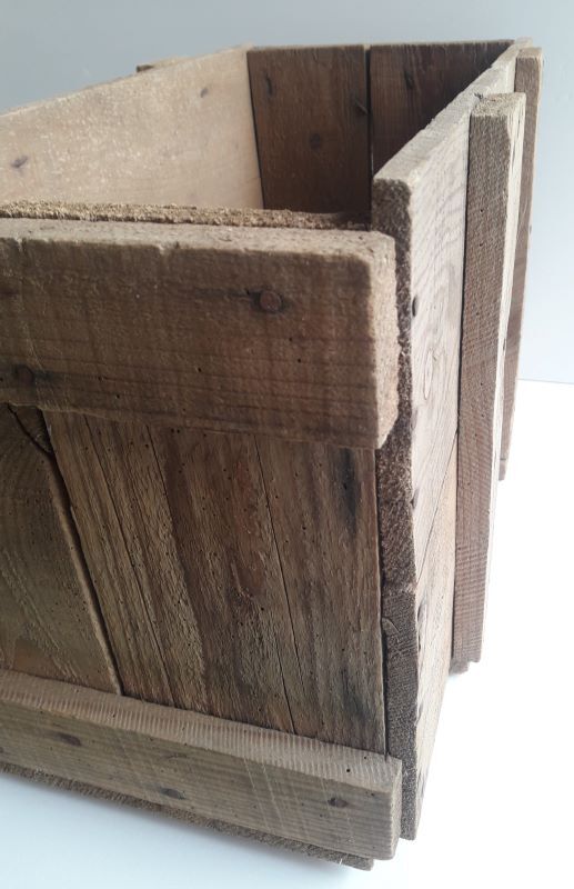 Transport case L58xD30,5xH34cm wood storage