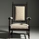 Fauteuil bobine anglais du 19ème siècle