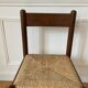 Chaise en bois et assise paillée