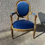 Fauteuil médaillon styl louis XVI