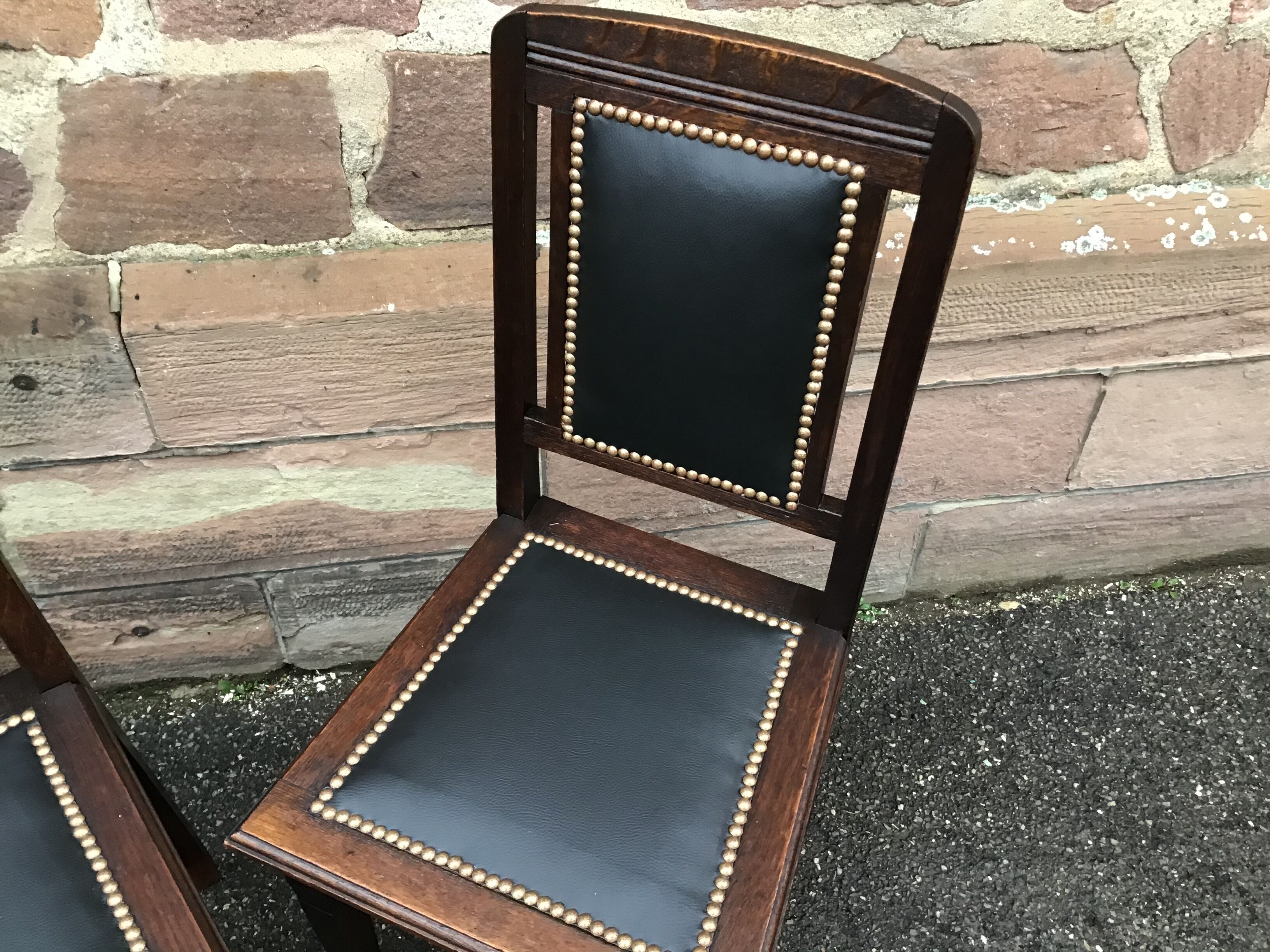 Paire de chaises art deco 1930
