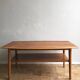 Table en teck blond des années 1960