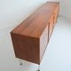 Superb teak and chrome sideboard 1960 vintage Belgium