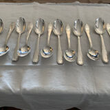 12 silver-plated spoons
