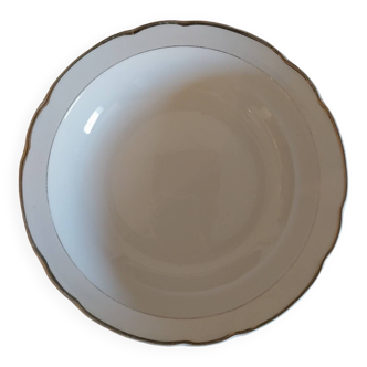 Old Large Hollow Dish Digoin Sarreguemines