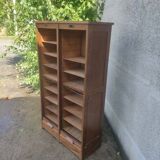 Double filing cabinet, curtain cabinet