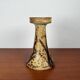 Mid-century Danish studio ceramic candlestick signed Aage Würtz, 1960s.
